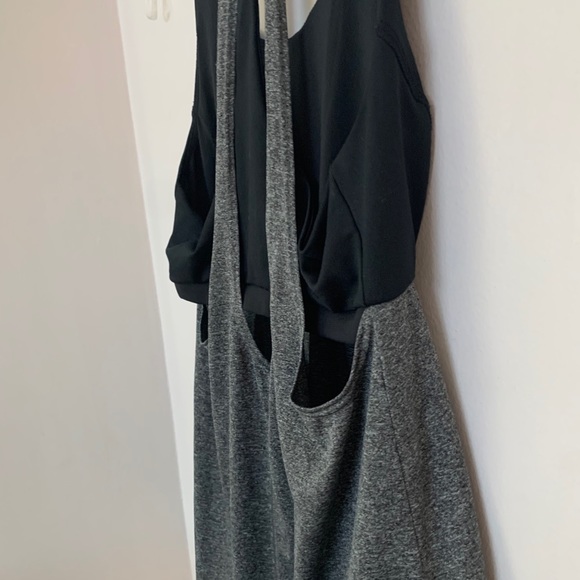 Champion Grey & Black Workout Top With Sports Bra - Picture 6 of 8